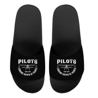 Thumbnail for Pilots Looking Down at People Since 1903 Designed Sport Slippers