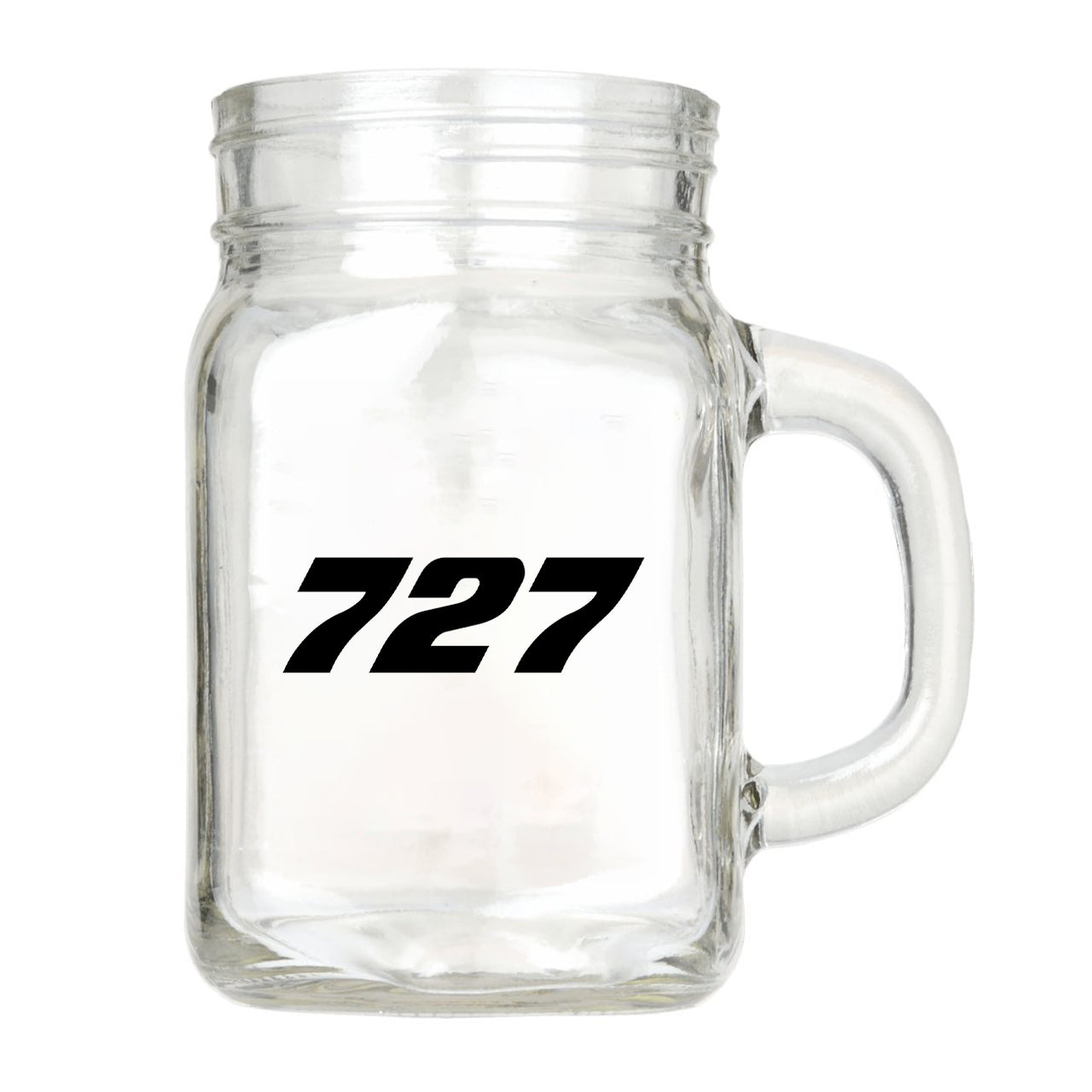 727 Flat Text Designed Cocktail Glasses