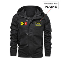 Thumbnail for Flat Colourful 747 Designed Cotton Jackets