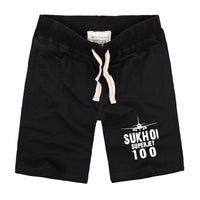 Thumbnail for Sukhoi Superjet 100 & Plane Designed Cotton Shorts