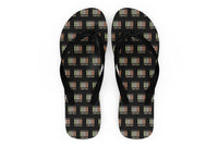 Thumbnail for Colourful Cabin Crew Designed Slippers (Flip Flops)