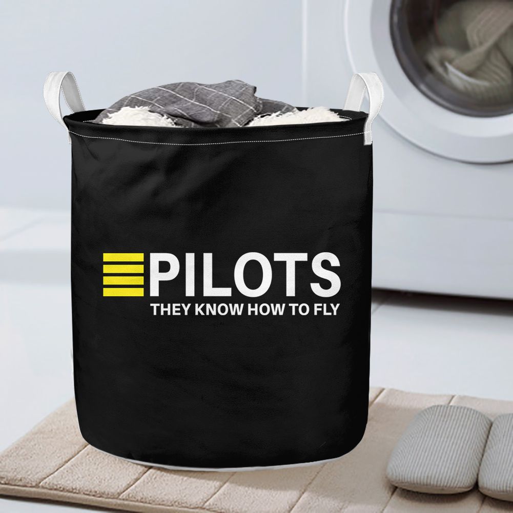 Pilots They Know How To Fly Designed Laundry Baskets