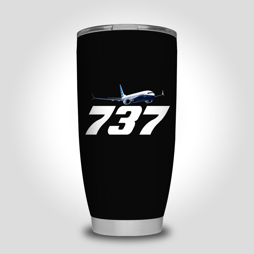 Super Boeing 737-800 Designed Tumbler Travel Mugs
