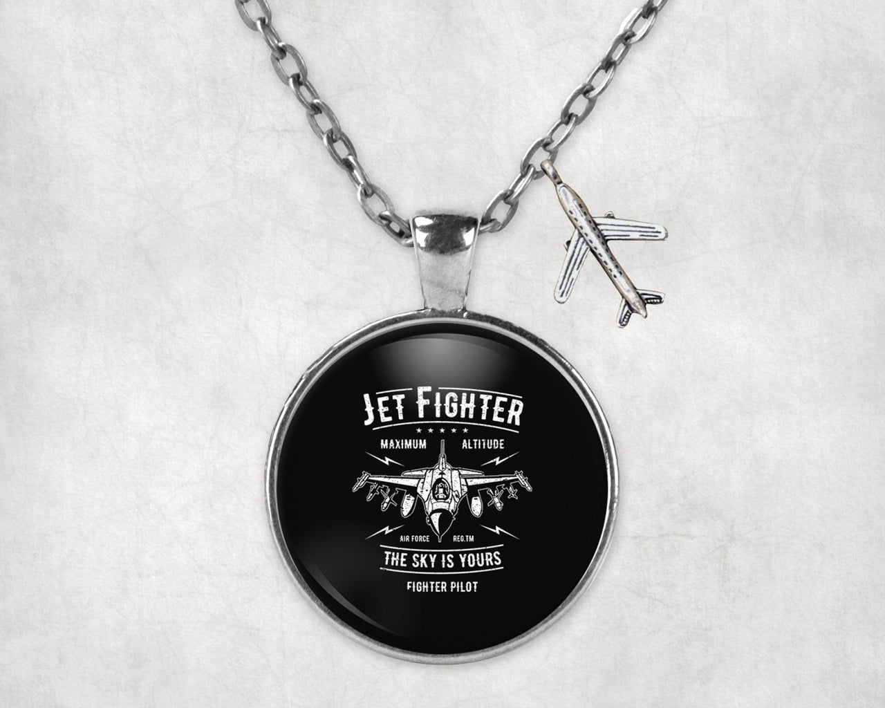 Jet Fighter - The Sky is Yours Designed Necklaces