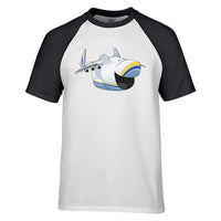 Thumbnail for Antonov 225 Mouth Designed Raglan T-Shirts