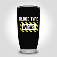 Thumbnail for Blood Type AVGAS Designed Tumbler Travel Mugs