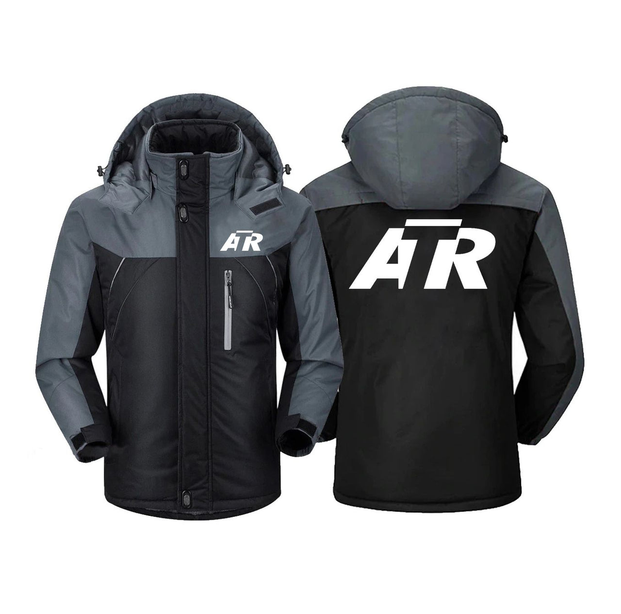 ATR & Text Designed Thick Winter Jackets