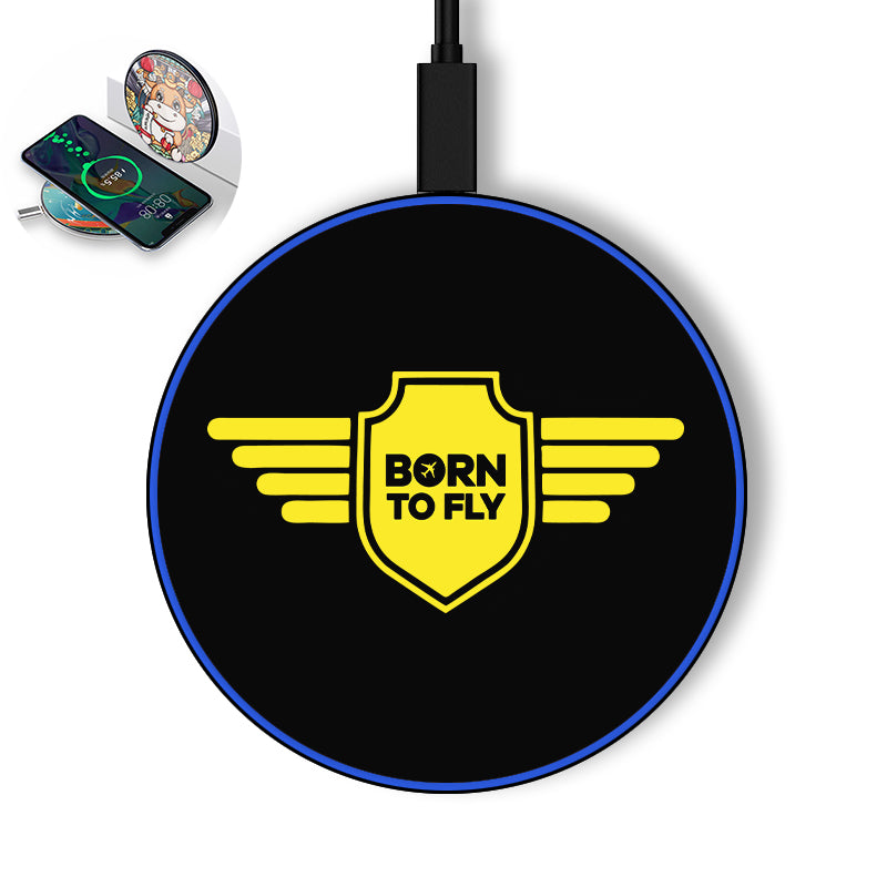 Born To Fly & Badge Designed Wireless Chargers