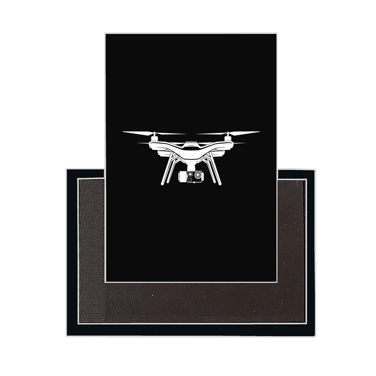 Drone Silhouette Designed Magnets