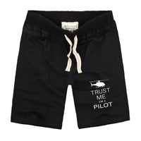 Thumbnail for Trust Me I'm a Pilot (Helicopter) Designed Cotton Shorts