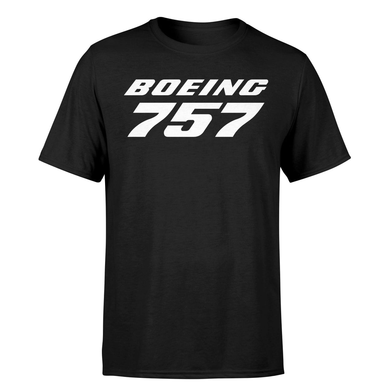 Boeing 757 & Text Designed T-Shirts