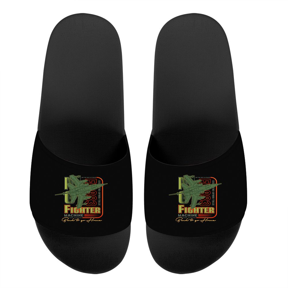 Fighter Machine Designed Sport Slippers