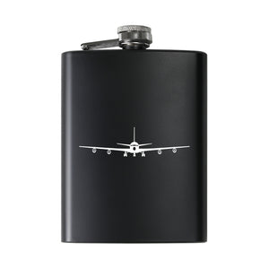 Boeing 707 Silhouette Designed Stainless Steel Hip Flasks