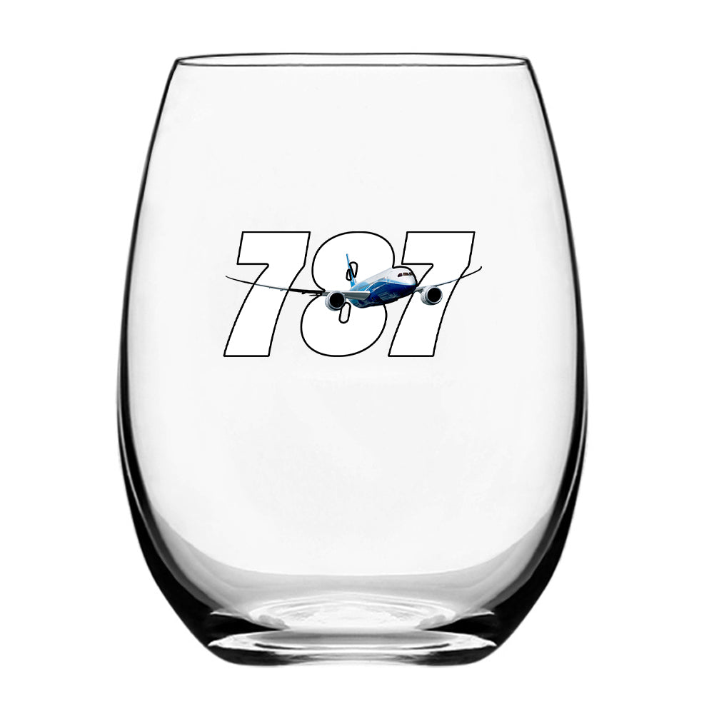Super Boeing 787 Designed Beer & Water Glasses