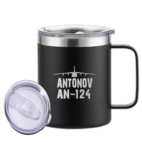 Thumbnail for Antonov AN-124 & Plane Designed Stainless Steel Laser Engraved Mugs