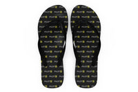 Thumbnail for Pilot & Stripes (3 Lines) Designed Slippers (Flip Flops)