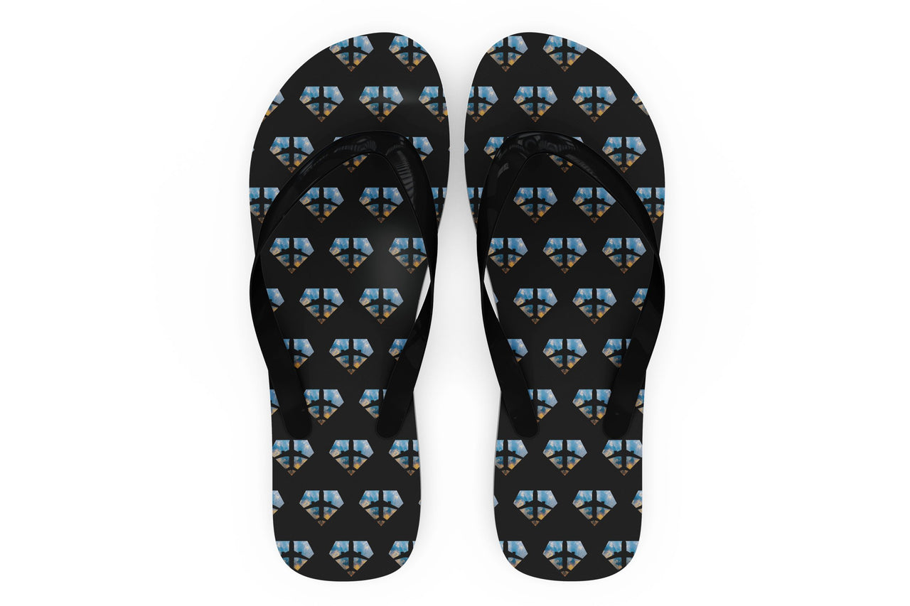 Supermen of The Skies (Sunrise) Designed Slippers (Flip Flops)