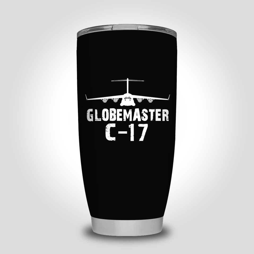 GlobeMaster C-17 & Plane Designed Tumbler Travel Mugs