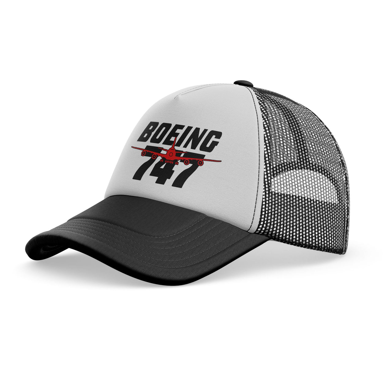 Amazing Boeing 747 Designed Trucker Caps & Hats