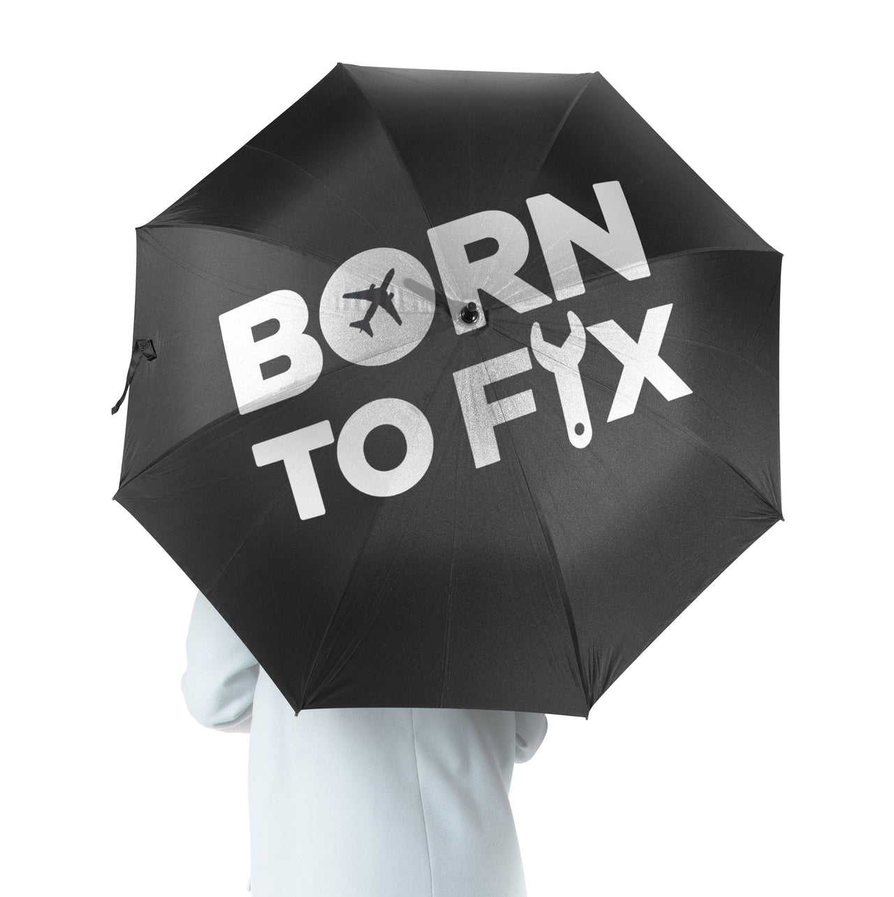 Born To Fix Airplanes Designed Umbrella