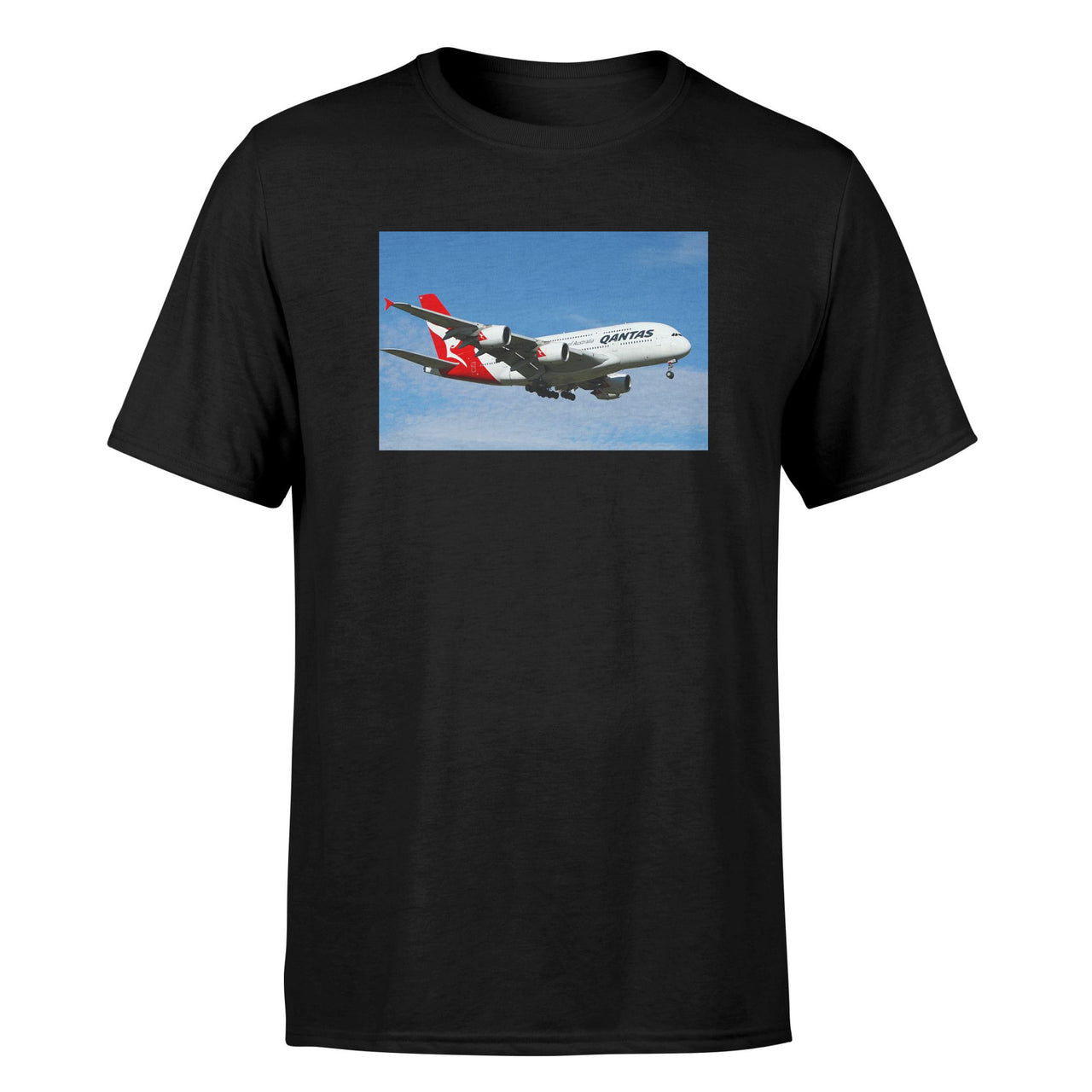 Landing Qantas A380 Designed T-Shirts