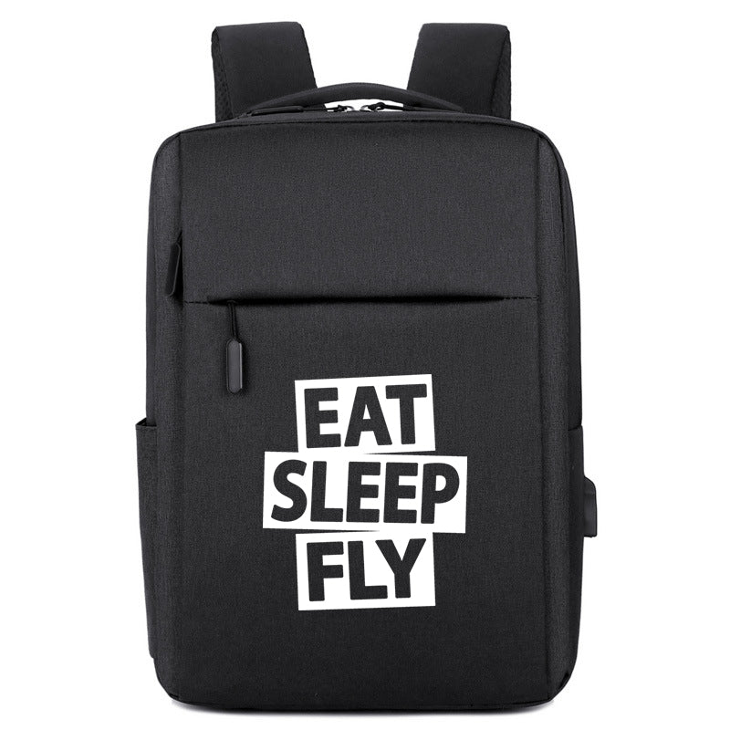 Eat Sleep Fly Designed Super Travel Bags