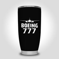 Thumbnail for Boeing 777 & Plane Designed Tumbler Travel Mugs