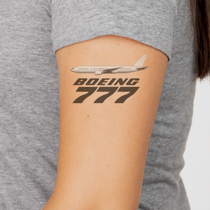 The Boeing 777 Designed Tattoes