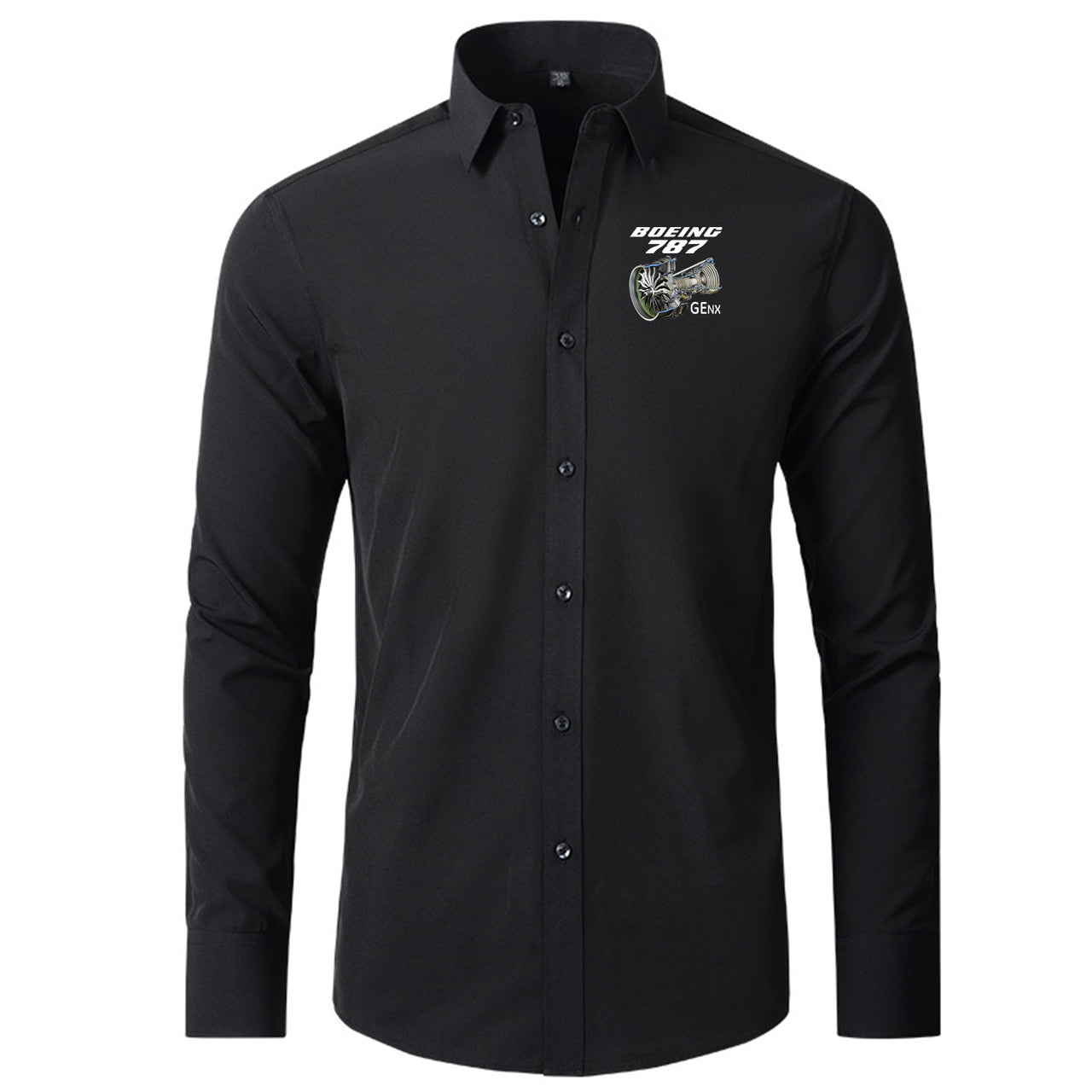 Boeing 787 & GENX Engine Designed Long Sleeve Shirts