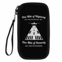 Thumbnail for One Mile of Runway Will Take you Anywhere Designed Travel Cases & Wallets