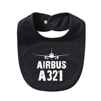 Thumbnail for Airbus A321 & Plane Designed Baby Saliva & Feeding Towels