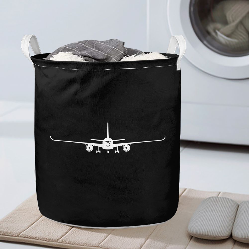 Airbus A350 Silhouette Designed Laundry Baskets