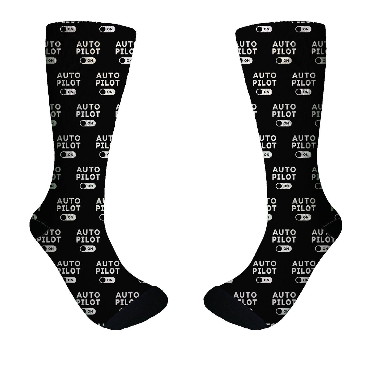 Auto Pilot ON Designed Socks