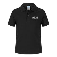 Thumbnail for A320 Flat Text Designed Children Polo T-Shirts