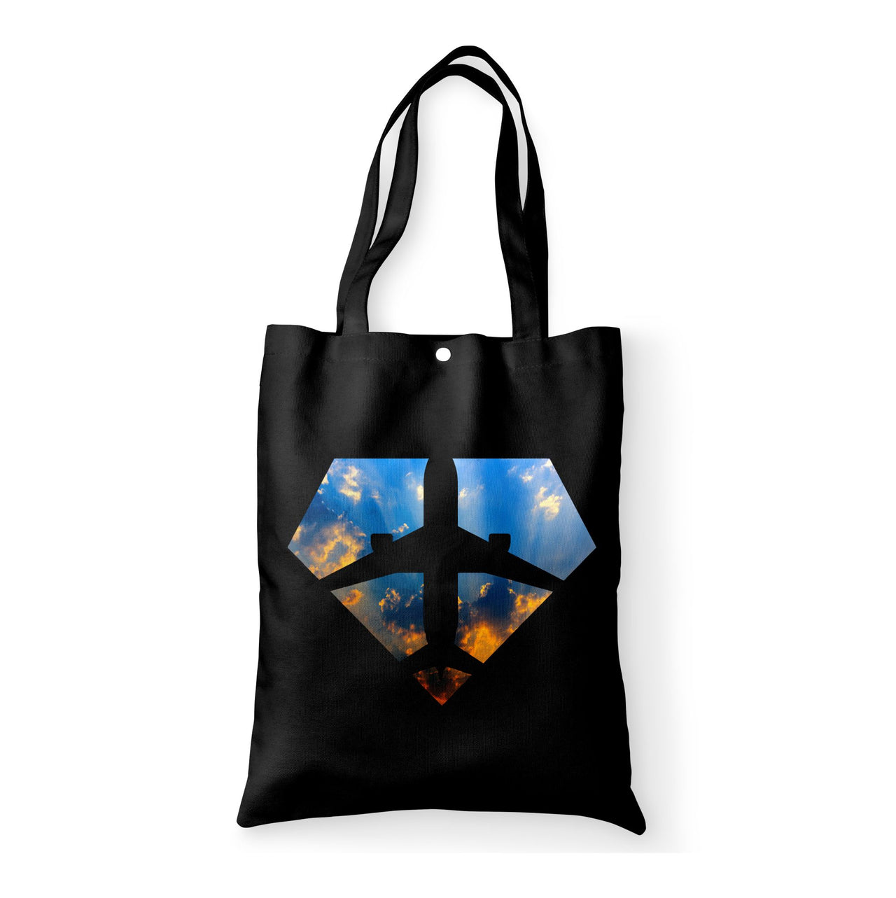 Supermen of The Skies (Sunrise) Designed Tote Bags