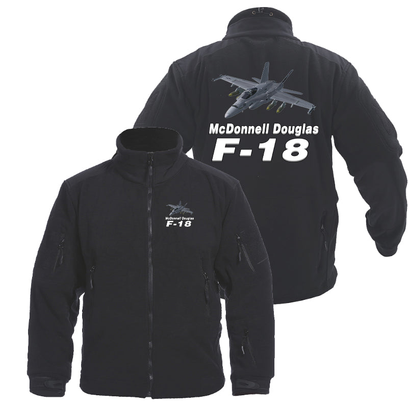 The McDonnell Douglas F18 Designed Fleece Military Jackets (Customizable)