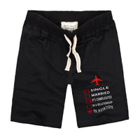 Thumbnail for In Aviation Designed Cotton Shorts