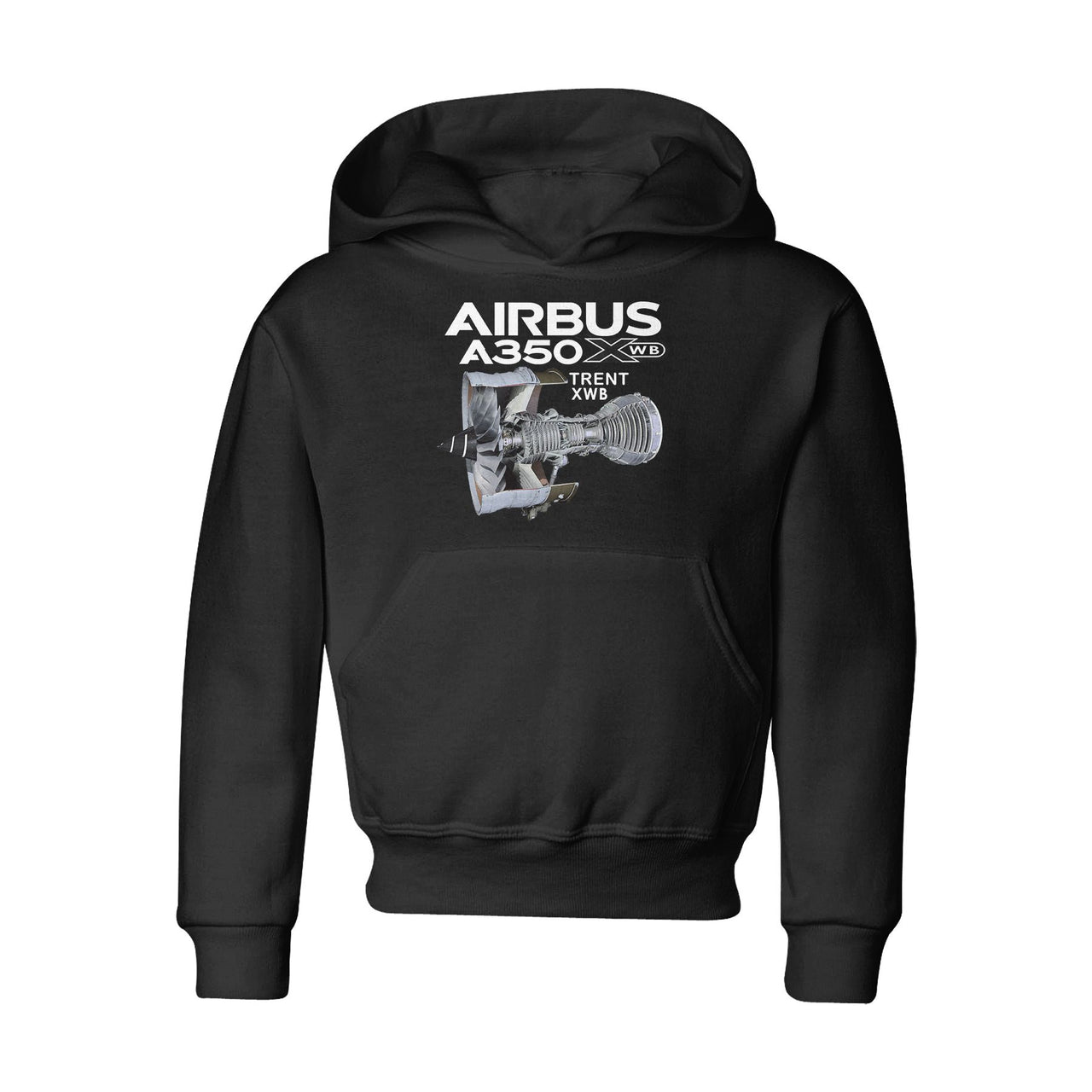 Airbus A350 & Trent Wxb Engine Designed "CHILDREN" Hoodies