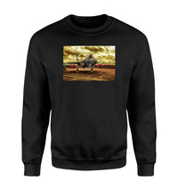 Thumbnail for Fighting Falcon F35 at Airbase Designed Sweatshirts