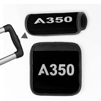 Thumbnail for A350 Flat Text Designed Neoprene Luggage Handle Covers