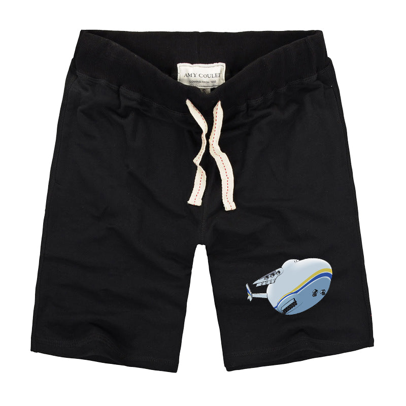 Antonov 225 takeoff Designed Cotton Shorts