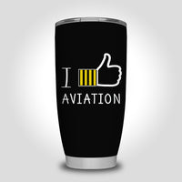 Thumbnail for I Like Aviation Designed Tumbler Travel Mugs