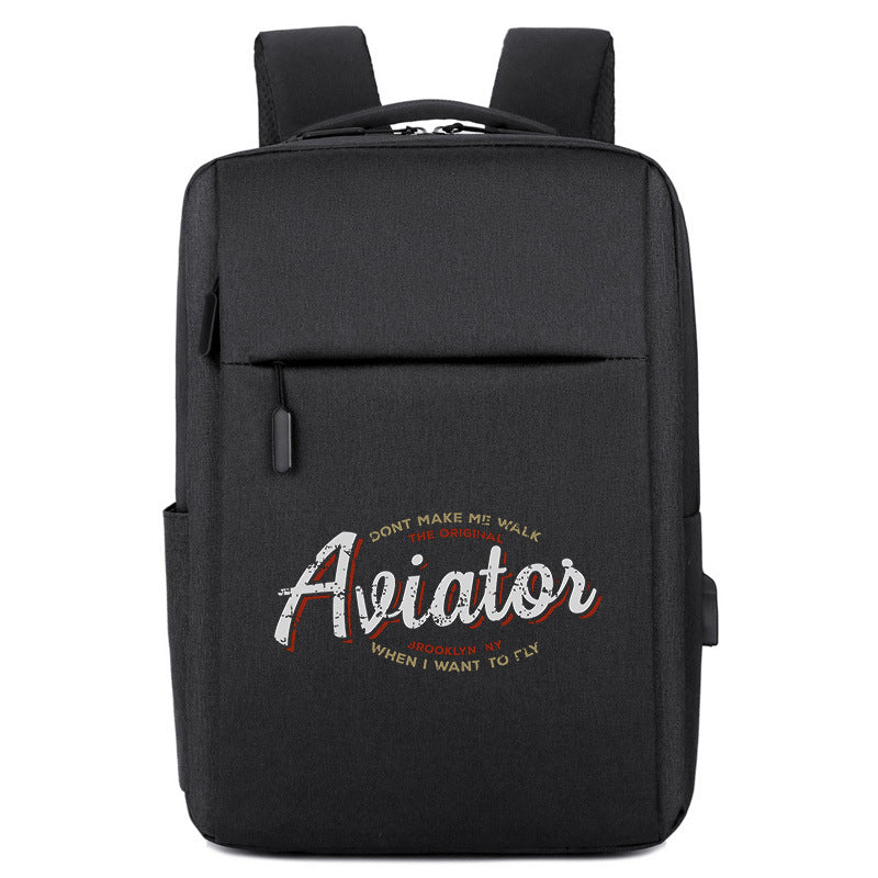 Aviator - Dont Make Me Walk Designed Super Travel Bags