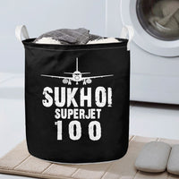 Thumbnail for Sukhoi Superjet 100 & Plane Designed Laundry Baskets