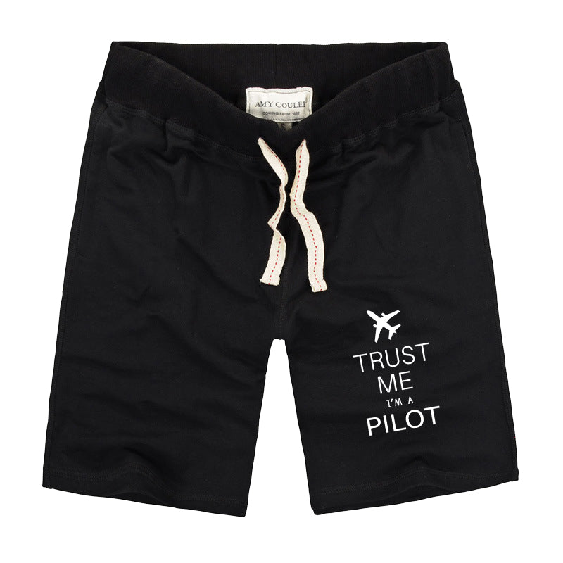 Trust Me I'm a Pilot 2 Designed Cotton Shorts