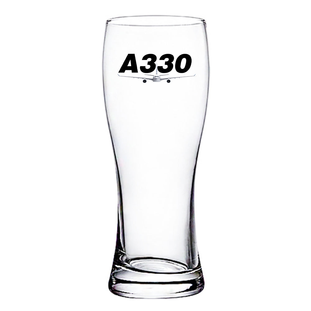 Super Airbus A330 Designed Pilsner Beer Glasses