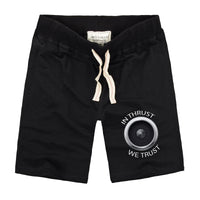 Thumbnail for In Thrust We Trust Designed Cotton Shorts