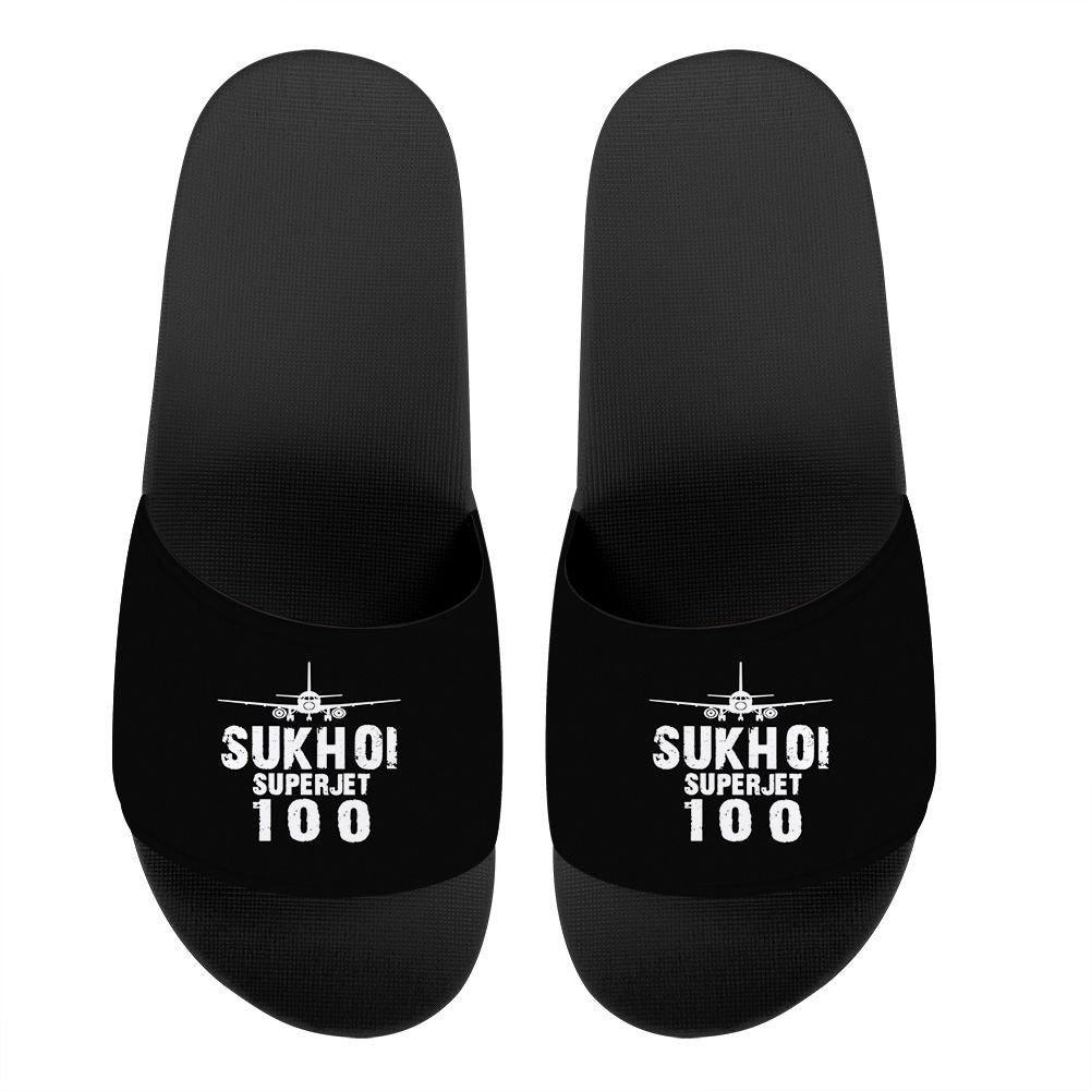 Sukhoi Superjet 100 & Plane Designed Sport Slippers
