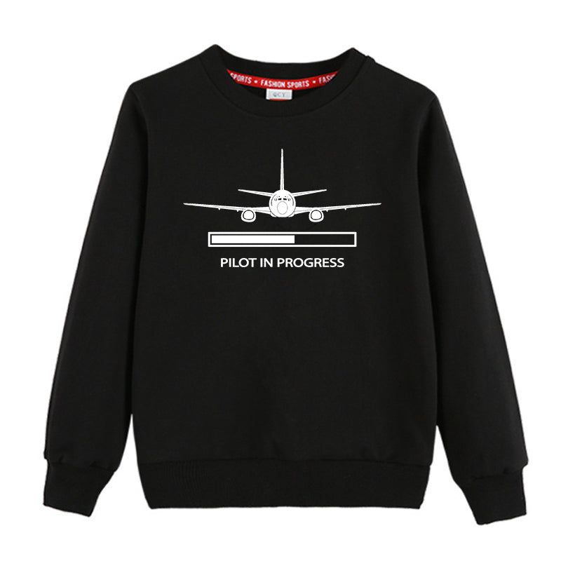 Pilot In Progress Designed "CHILDREN" Sweatshirts