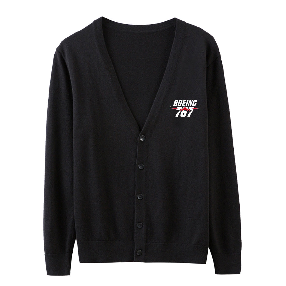 Amazing Boeing 767 Designed Cardigan Sweaters